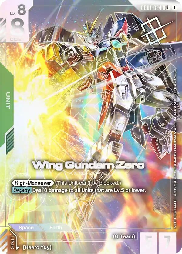 Image for Wing Gundam Zero (Championship) (Winner) (GD01-024) (Gundam Promotional Cards) (GCG-PR) - Gundam Card Game