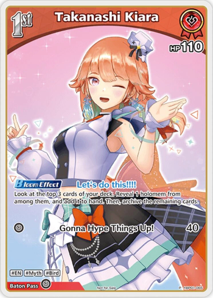 Image for Takanashi Kiara (P) (hBP01-065) (hBP01-065) (hololive OFFICIAL CARD GAME Promos) (hOCGP) - Hololive