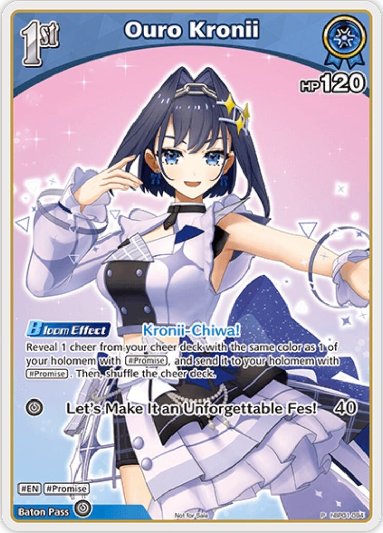 Image for Ouro Kronii (P) (hBP01-094) (hBP01-094) (hololive OFFICIAL CARD GAME Promos) (hOCGP) - Hololive