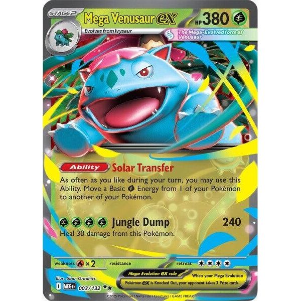 Image for Mega Venusaur ex (003/132) (ME01: Mega Evolution) - Pokemon