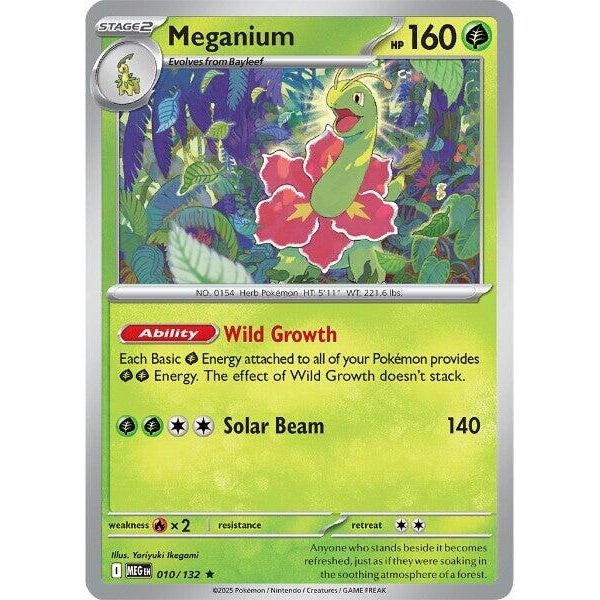 Image for Meganium (010/132) (ME01: Mega Evolution) - Pokemon