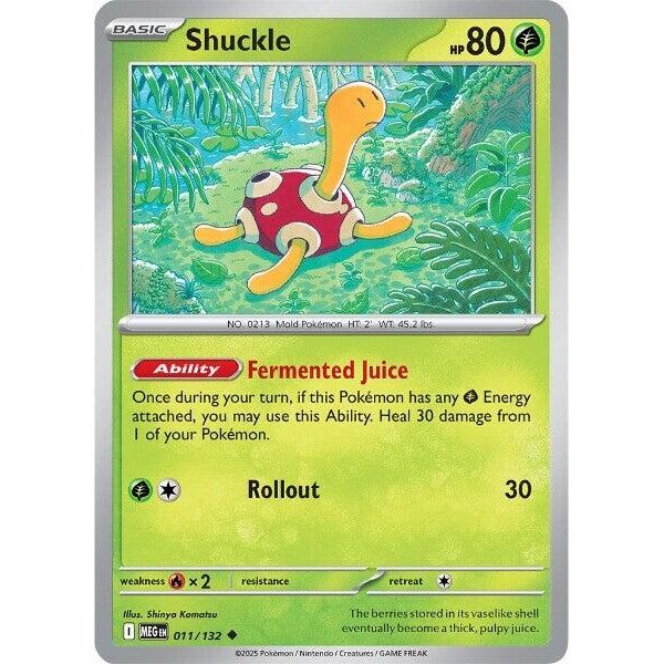 Image for Shuckle (011/132) (ME01: Mega Evolution) - Pokemon