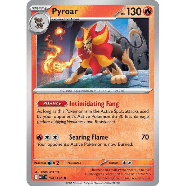 Image for Pyroar (024/132) (ME01: Mega Evolution) - Pokemon