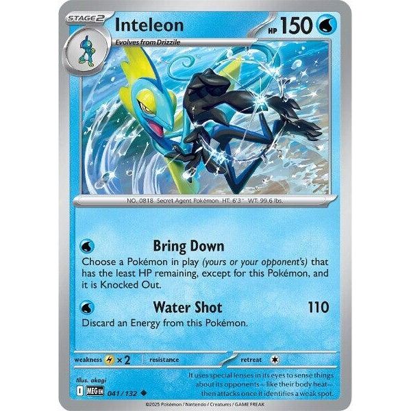 Image for Inteleon (041/132) (ME01: Mega Evolution) - Pokemon