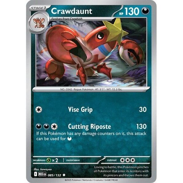 Image for Crawdaunt (085/132) (ME01: Mega Evolution) - Pokemon