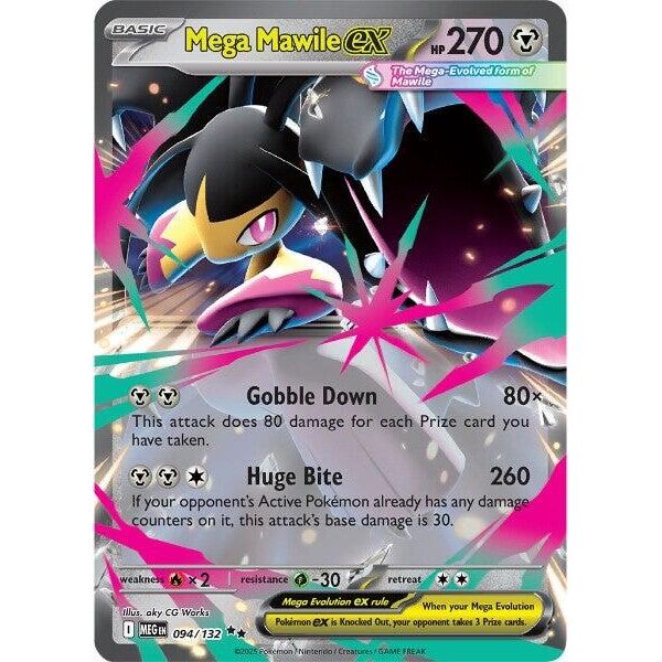 Image for Mega Mawile ex (094/132) (ME01: Mega Evolution) - Pokemon