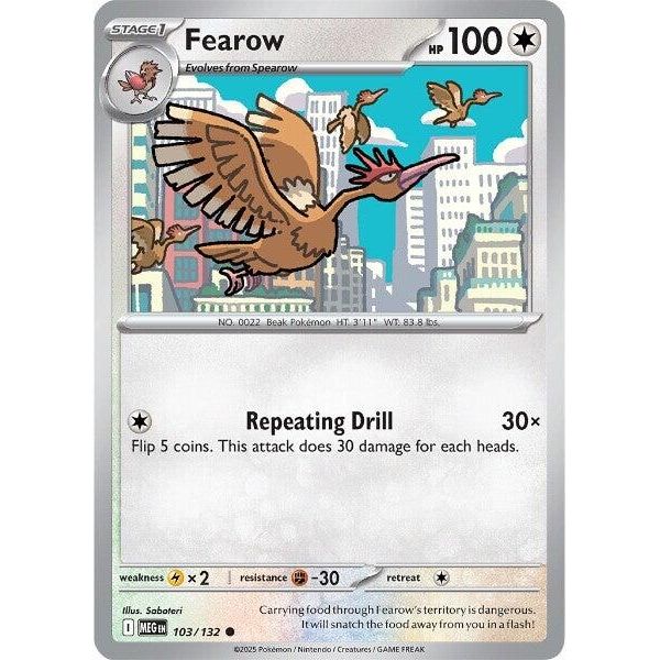 Image for Fearow (103/132) (ME01: Mega Evolution) - Pokemon