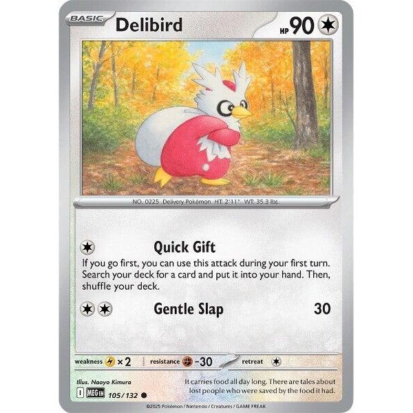 Image for Delibird (105/132) (ME01: Mega Evolution) - Pokemon