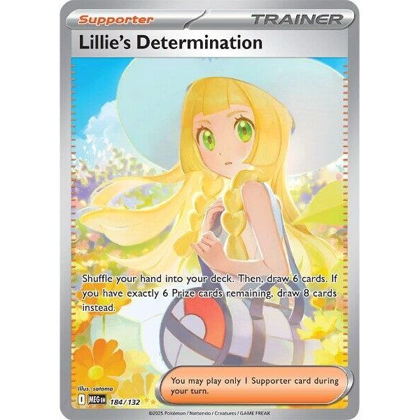 Image for Lillie's Determination (184/132) (ME01: Mega Evolution) - Pokemon