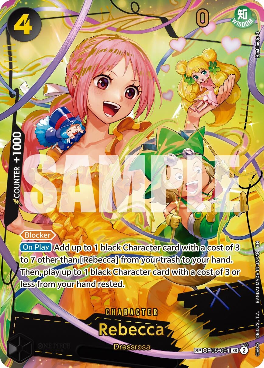 Image for Rebecca (SP) (OP05-091) (Premium Booster -The Best- Vol. 2) (PRB-02) - One Piece Card Game