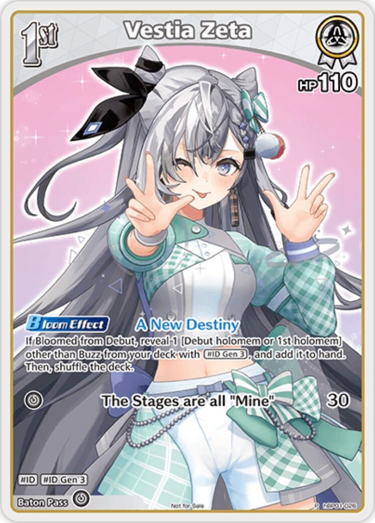 Image for Vestia Zeta (P) (hBP01-026) (hBP01-026) (hololive OFFICIAL CARD GAME Promos) (hOCGP) - Hololive