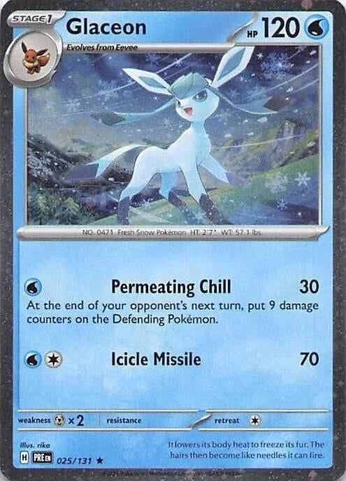 Image for Glaceon - 025/131 (Cosmos Holo) (025/131) (Miscellaneous Cards & Products) (MCAP) - Pokemon