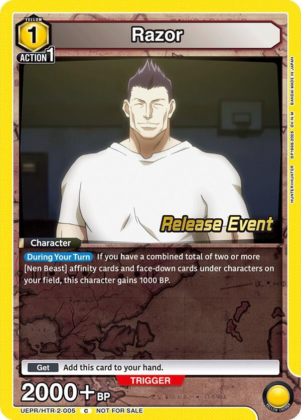Image for Razor (005) (UEPR/HTR-2-005) (UEX04BT: HUNTER X HUNTER Vol.2 Release Event Cards) (UEX04BT_RE) - Union Arena