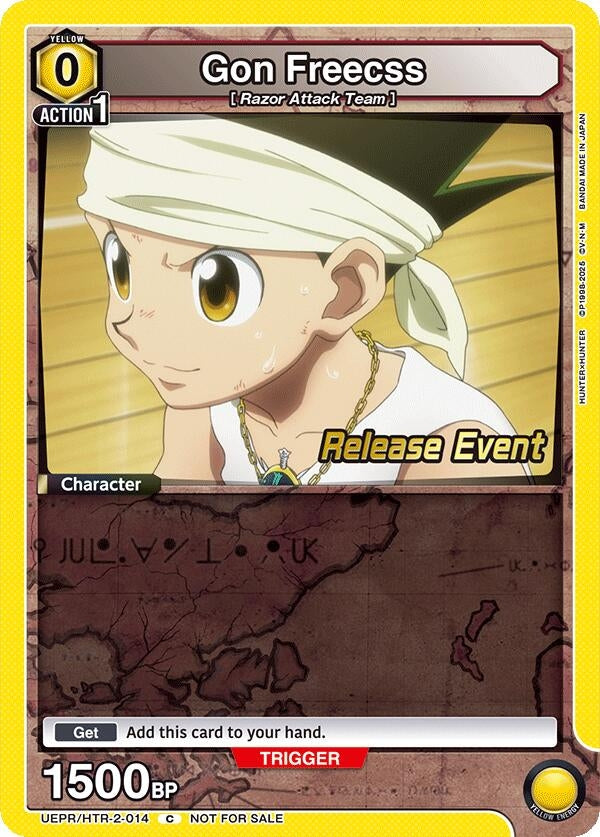 Image for Gon Freecss (014) (UEPR/HTR-2-014) (UEX04BT: HUNTER X HUNTER Vol.2 Release Event Cards) (UEX04BT_RE) - Union Arena