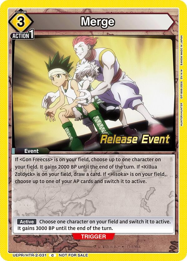 Image for Merge (UEPR/HTR-2-031) (UEX04BT: HUNTER X HUNTER Vol.2 Release Event Cards) (UEX04BT_RE) - Union Arena