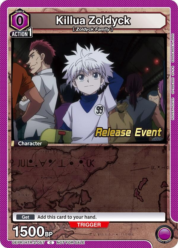 Image for Killua Zoldyck (057) (UEPR/HTR-2-057) (UEX04BT: HUNTER X HUNTER Vol.2 Release Event Cards) (UEX04BT_RE) - Union Arena