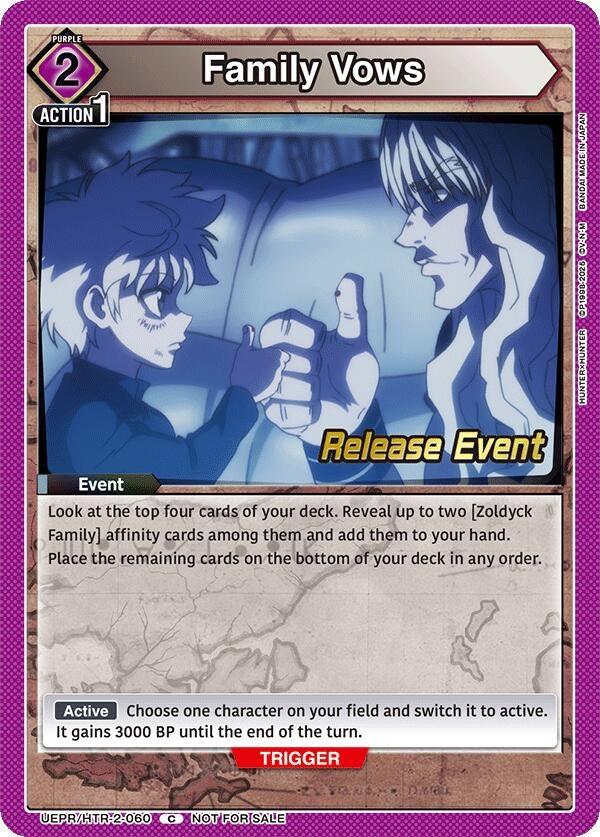 Image for Family Vows (UEPR/HTR-2-060) (UEX04BT: HUNTER X HUNTER Vol.2 Release Event Cards) (UEX04BT_RE) - Union Arena