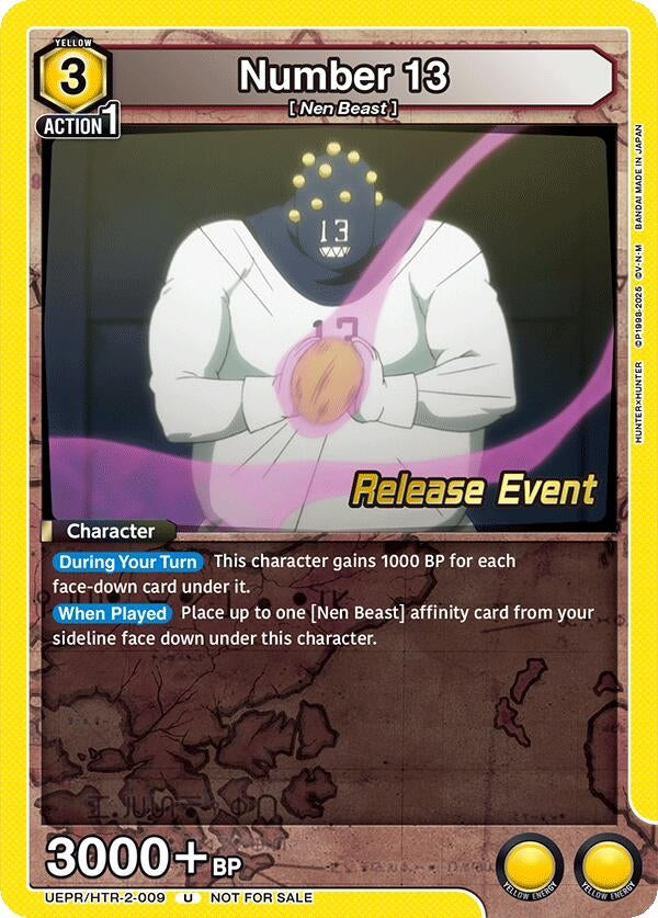 Image for Number 13 (UEPR/HTR-2-009) (UEX04BT: HUNTER X HUNTER Vol.2 Release Event Cards) (UEX04BT_RE) - Union Arena