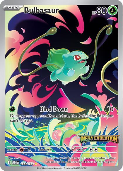 Pokemon TCG: Mega Evolutions Bulbasaur MEG 133 ETB Promo Sealed