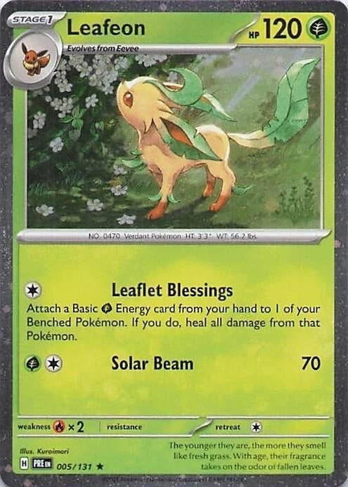 Image for Leafeon - 005/131 (Cosmos Holo) (005/131) (Miscellaneous Cards & Products) (MCAP) - Pokemon
