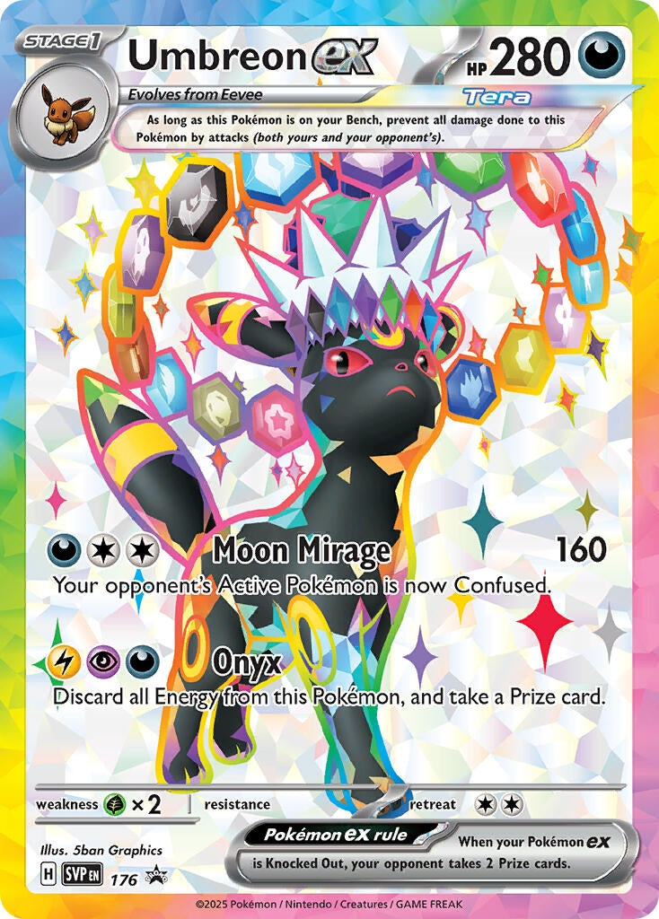 Umbreon ex - 176 (SVP 176) (SV: Scarlet & Violet Promo Cards) - PokeBox USA
