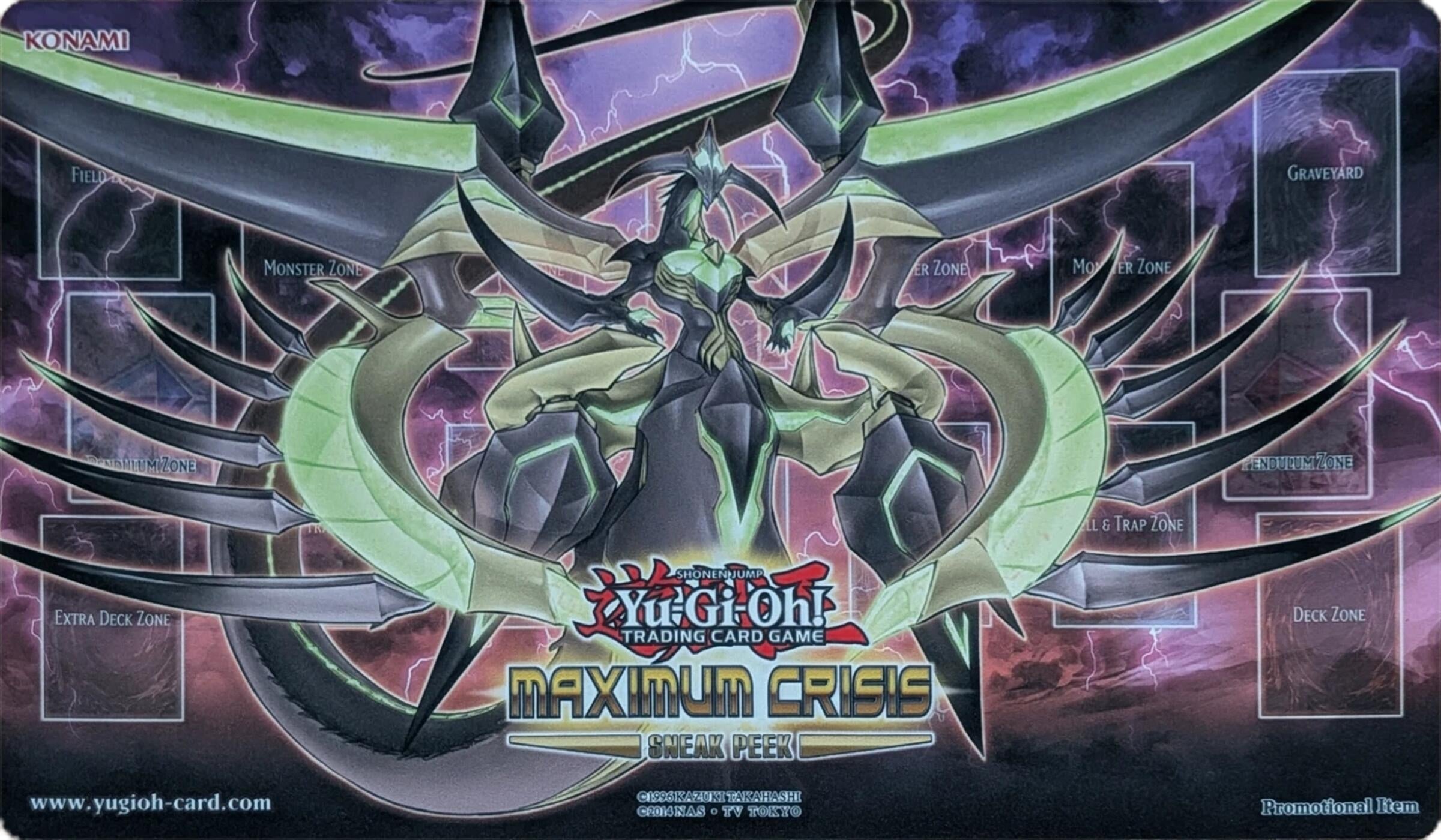 Image for Yu-Gi-Oh! Maximum Crisis Sneak Peek Promo Game Mat - Supreme King Z-ARC - Playmats