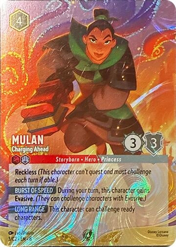 Image for Mulan - Charging Ahead (Foil) (3) (Disney Lorcana Promo Cards) (DLPC) - Disney Lorcana
