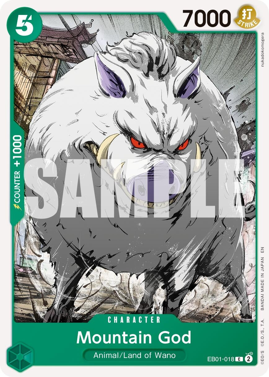 Image for Mountain God (Reprint) (EB01-018) (Premium Booster -The Best- Vol. 2) (PRB-02) - One Piece Card Game