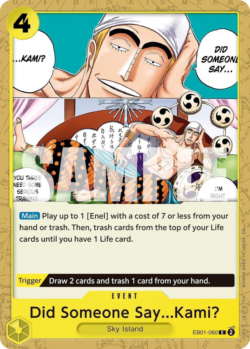 Image for Did Someone Say...Kami? (Reprint) (EB01-060) (Premium Booster -The Best- Vol. 2) (PRB-02) - One Piece Card Game