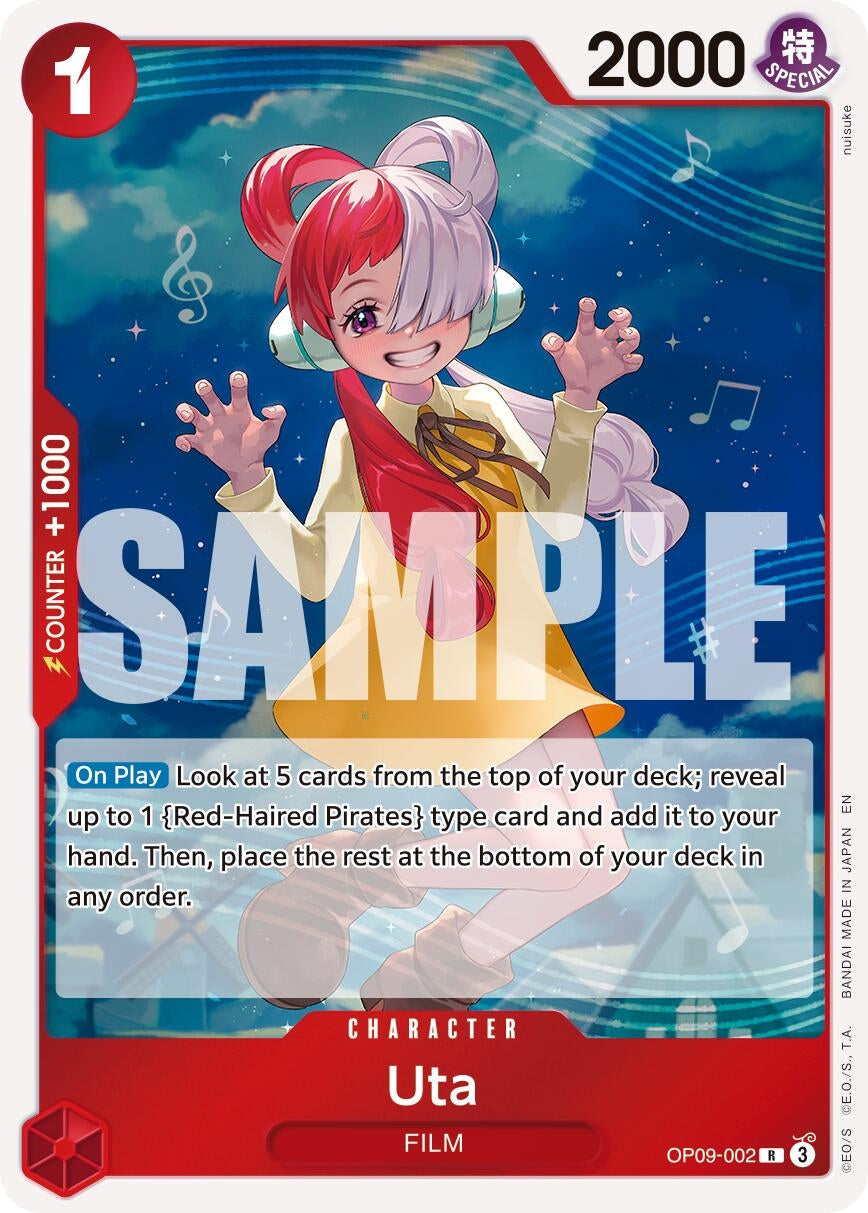 Image for Uta (Reprint) (OP09-002) (Premium Booster -The Best- Vol. 2) (PRB-02) - One Piece Card Game