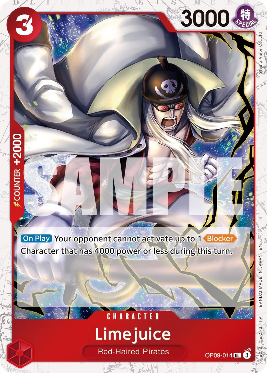 Image for Limejuice (Pirate Foil) (OP09-014) (Premium Booster -The Best- Vol. 2) (PRB-02) - One Piece Card Game