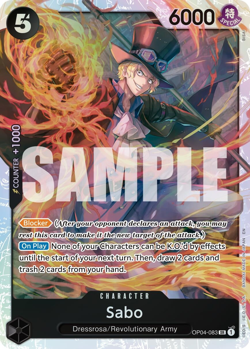 Image for Sabo - OP04-083 (Reprint) (OP04-083) (Premium Booster -The Best- Vol. 2) (PRB-02) - One Piece Card Game