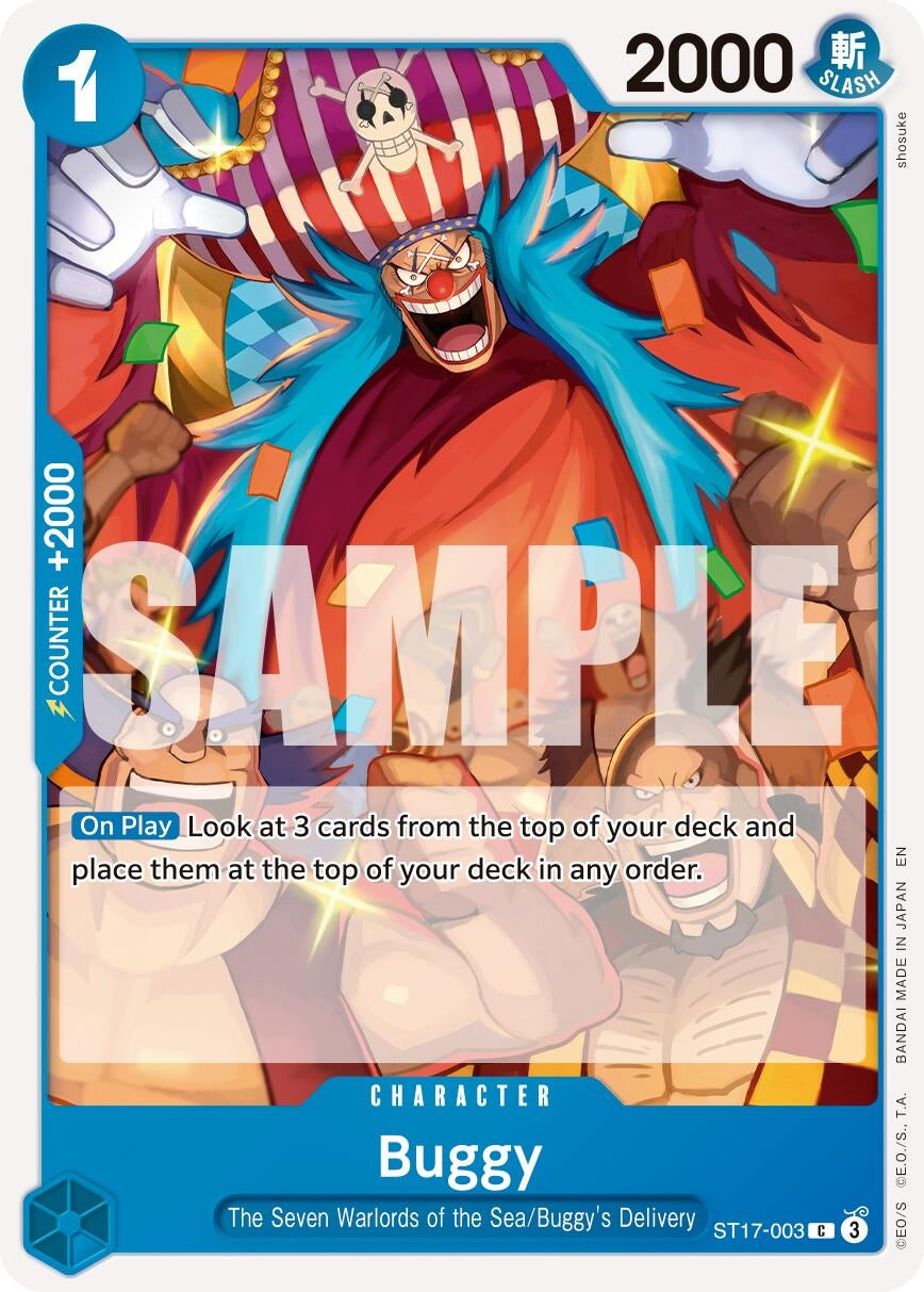 Image for Buggy - ST17-003 (Reprint) (ST17-003) (Premium Booster -The Best- Vol. 2) (PRB-02) - One Piece Card Game