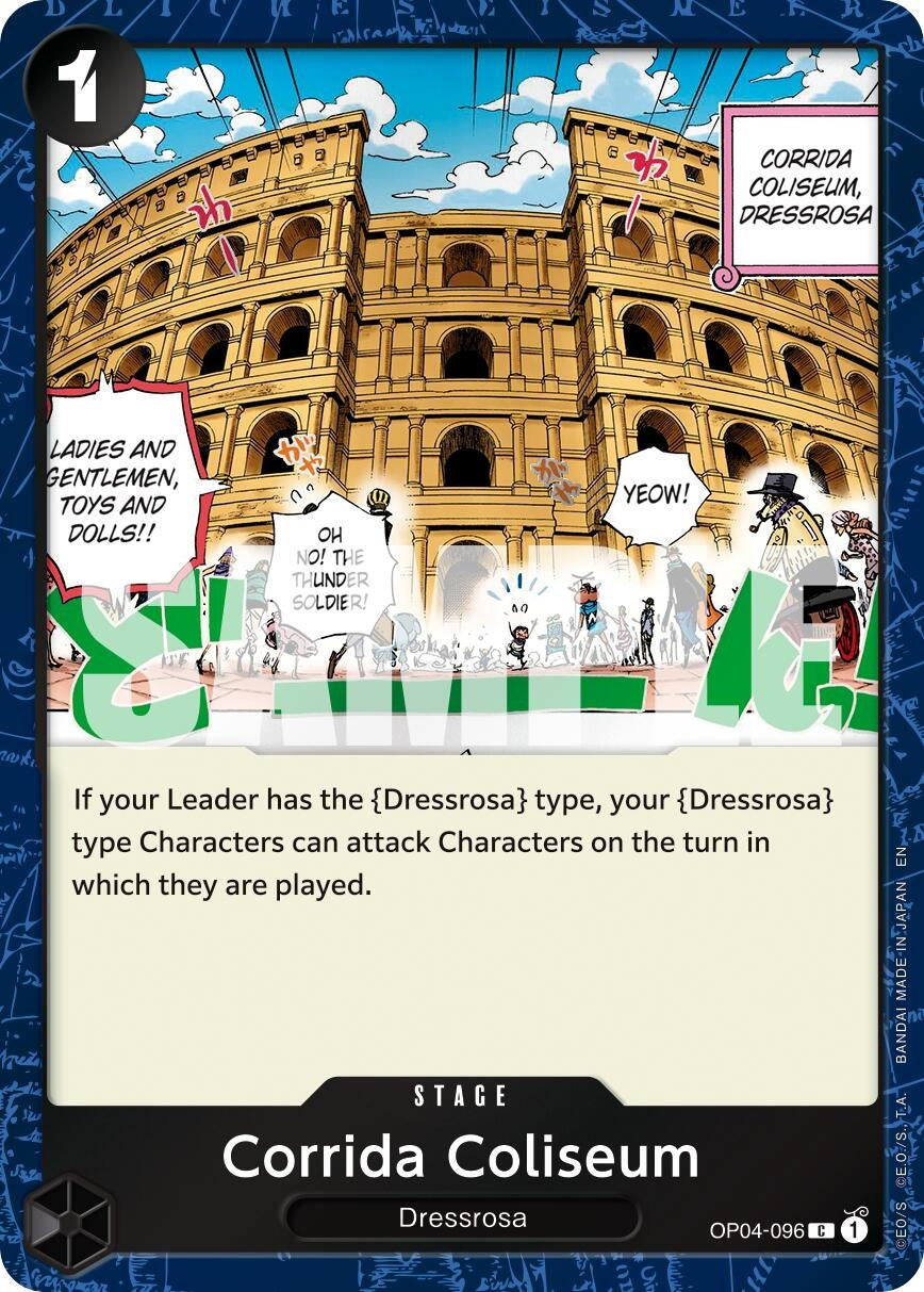 Image for Corrida Coliseum (Pirate Foil) (OP04-096) (Premium Booster -The Best- Vol. 2) (PRB-02) - One Piece Card Game