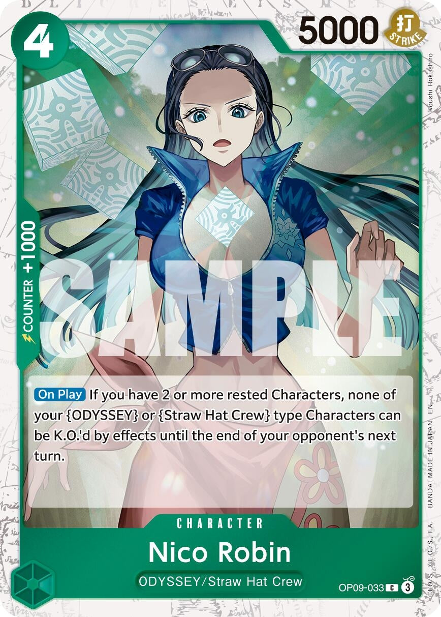 Image for Nico Robin - OP09-033 (Pirate Foil) (OP09-033) (Premium Booster -The Best- Vol. 2) (PRB-02) - One Piece Card Game