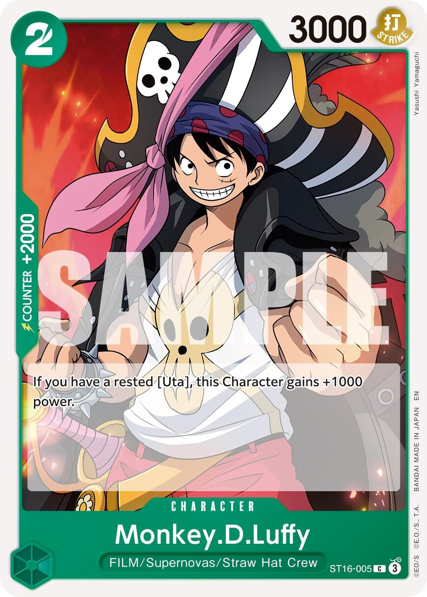 Image for Monkey.D.Luffy - ST16-005 (Reprint) (ST16-005) (Premium Booster -The Best- Vol. 2) (PRB-02) - One Piece Card Game