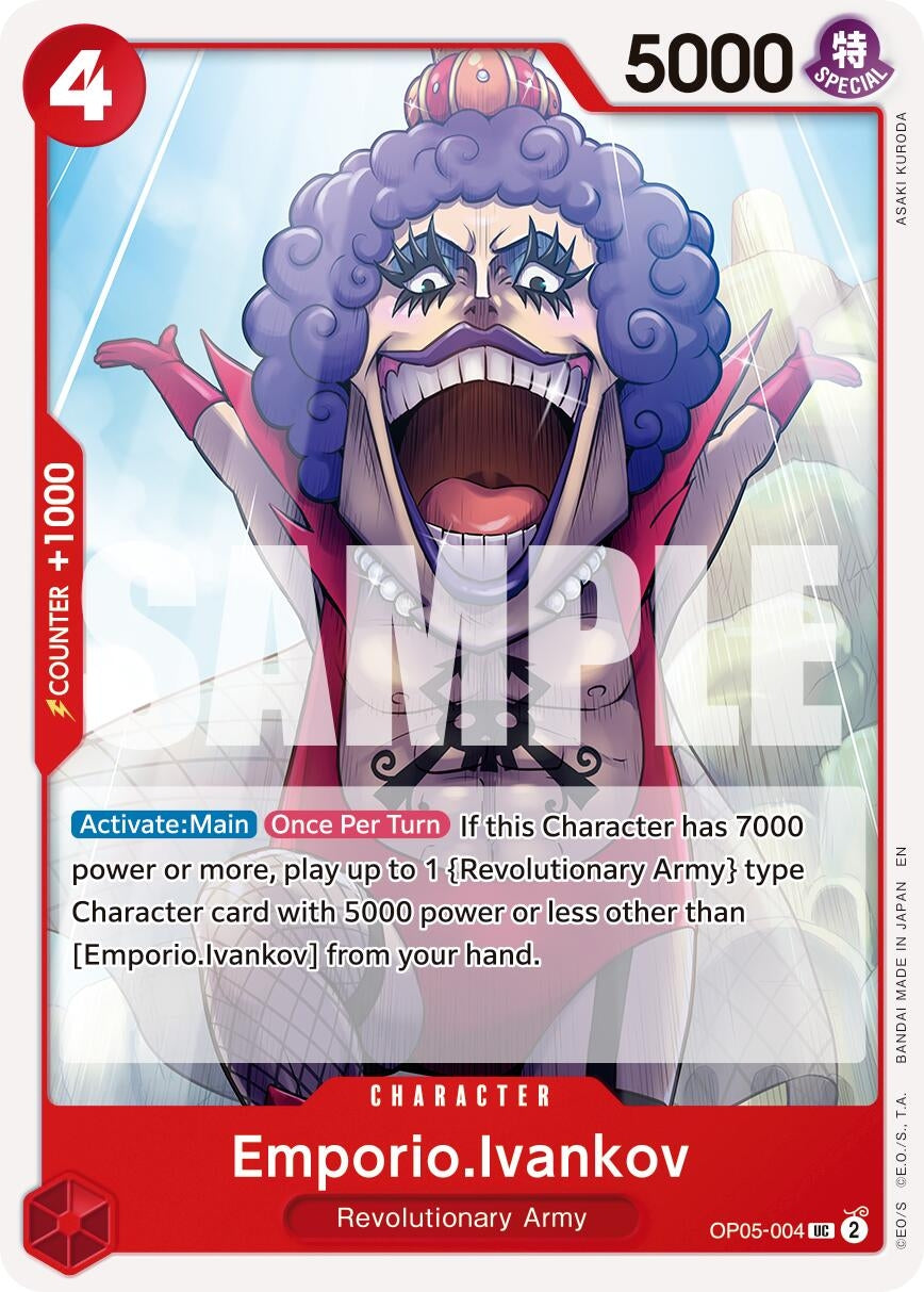 Image for Emporio.Ivankov (Reprint) (OP05-004) (Premium Booster -The Best- Vol. 2) (PRB-02) - One Piece Card Game