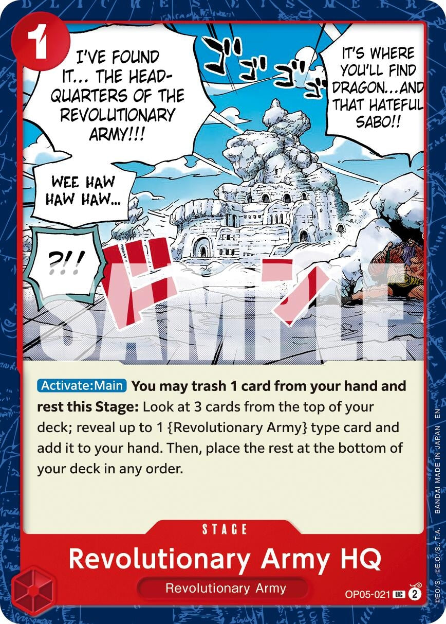 Image for Revolutionary Army HQ (Reprint) (OP05-021) (Premium Booster -The Best- Vol. 2) (PRB-02) - One Piece Card Game