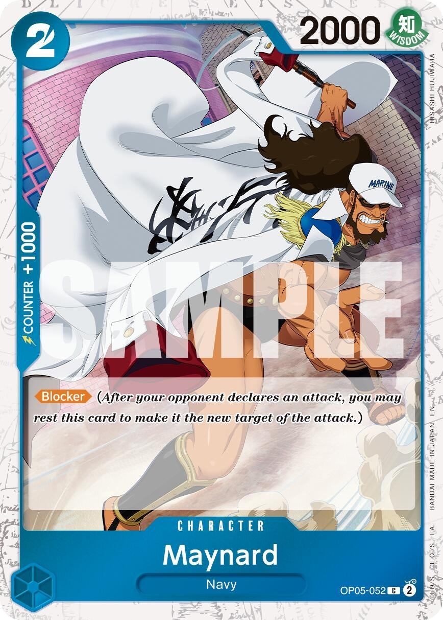 Image for Maynard (Pirate Foil) (OP05-052) (Premium Booster -The Best- Vol. 2) (PRB-02) - One Piece Card Game