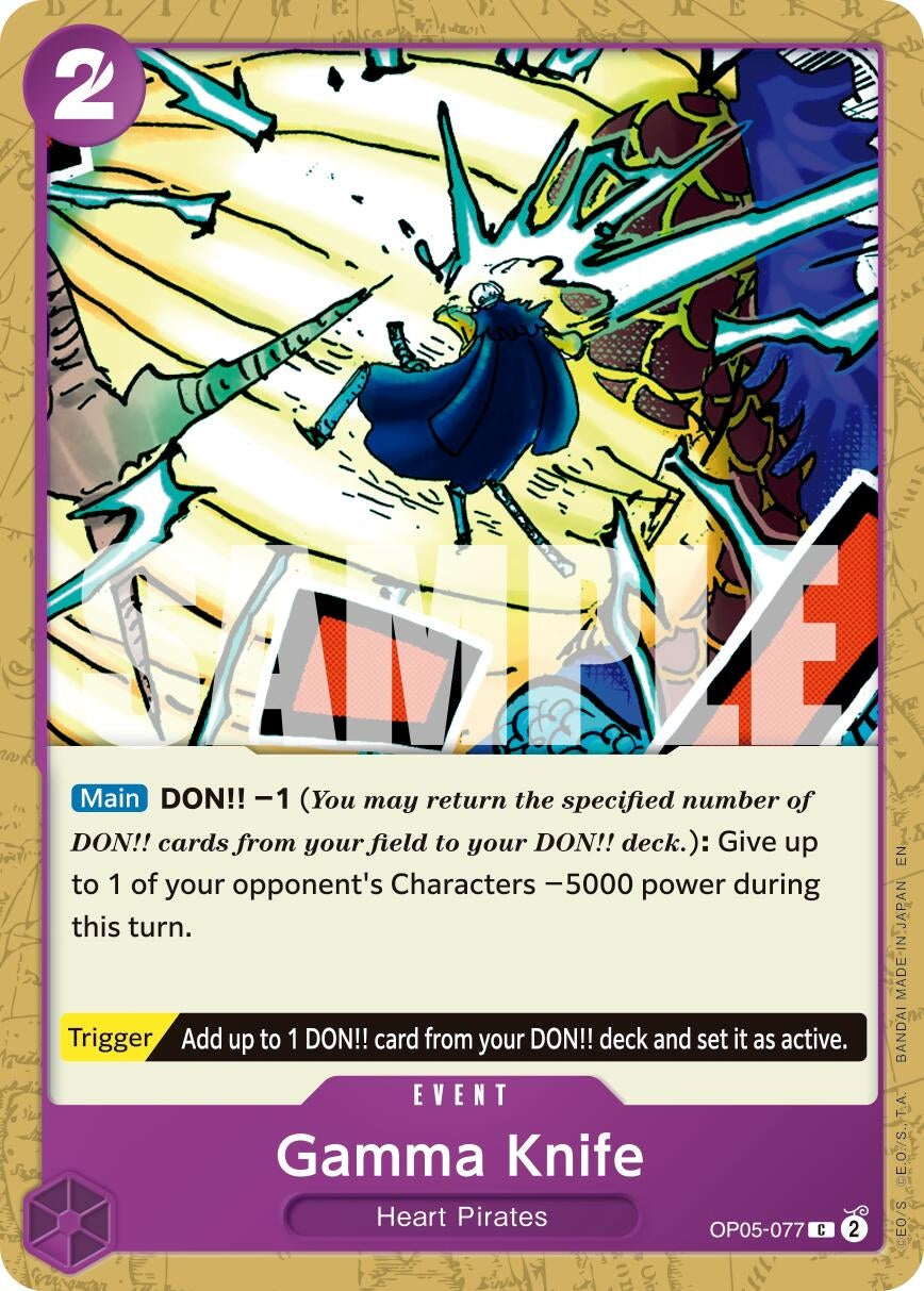 Image for Gamma Knife (Reprint) (OP05-077) (Premium Booster -The Best- Vol. 2) (PRB-02) - One Piece Card Game