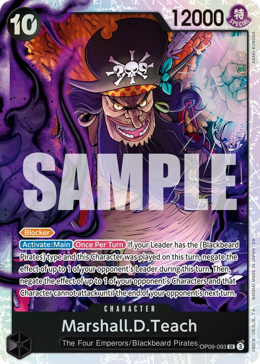 Image for Marshall.D.Teach - OP09-093 (Reprint) (OP09-093) (Premium Booster -The Best- Vol. 2) (PRB-02) - One Piece Card Game
