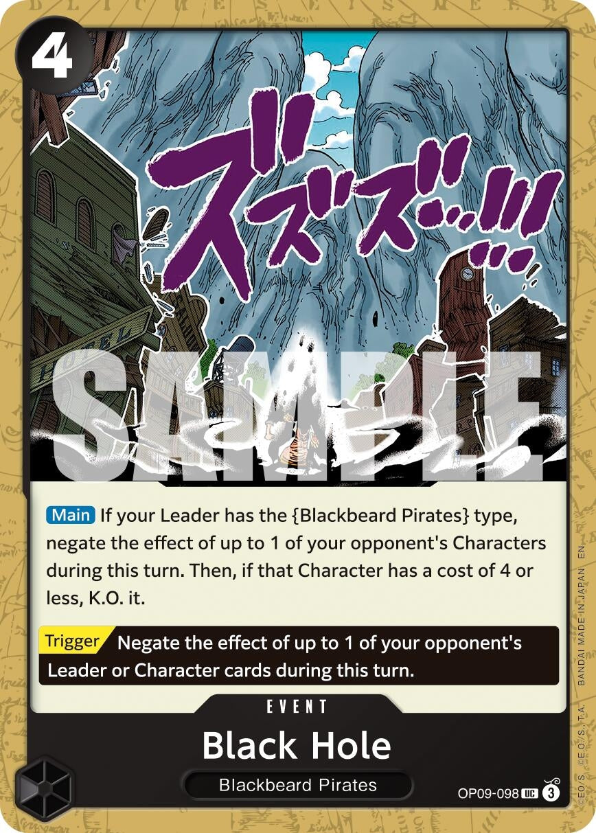 Image for Black Hole (Reprint) (OP09-098) (Premium Booster -The Best- Vol. 2) (PRB-02) - One Piece Card Game