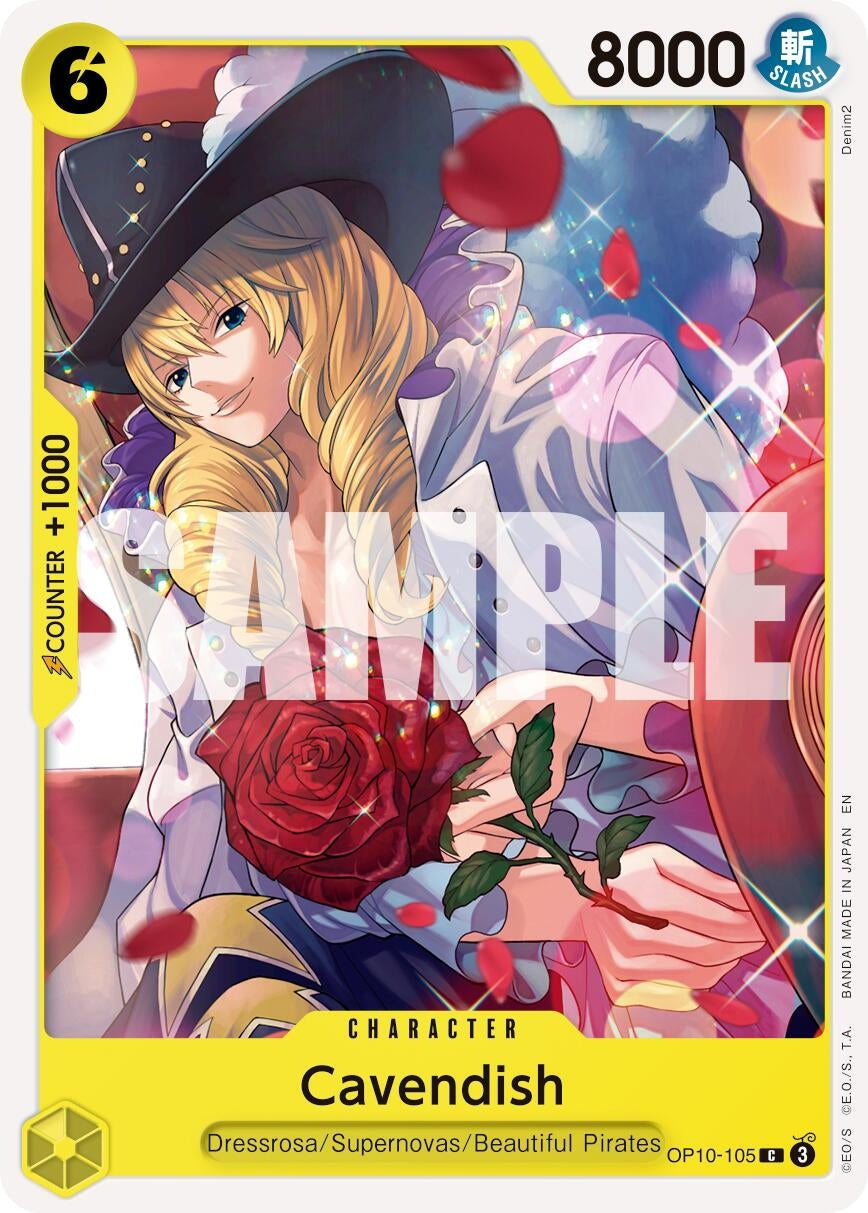 Image for Cavendish - OP10-105 (Reprint) (OP10-105) (Premium Booster -The Best- Vol. 2) (PRB-02) - One Piece Card Game
