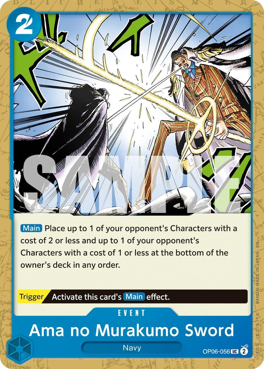 Image for Ama no Murakumo Sword (Reprint) (OP06-056) (Premium Booster -The Best- Vol. 2) (PRB-02) - One Piece Card Game