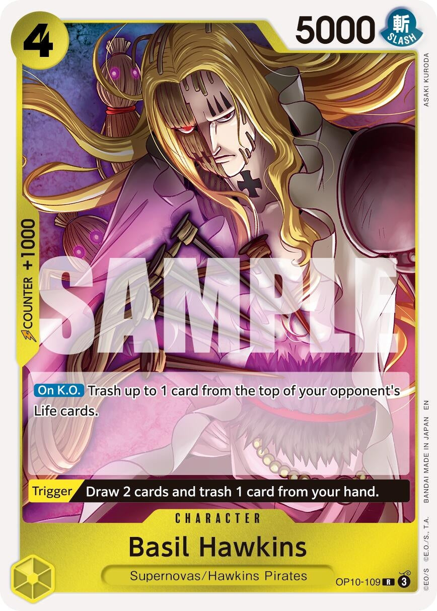 Image for Basil Hawkins - OP10-109 (Reprint) (OP10-109) (Premium Booster -The Best- Vol. 2) (PRB-02) - One Piece Card Game