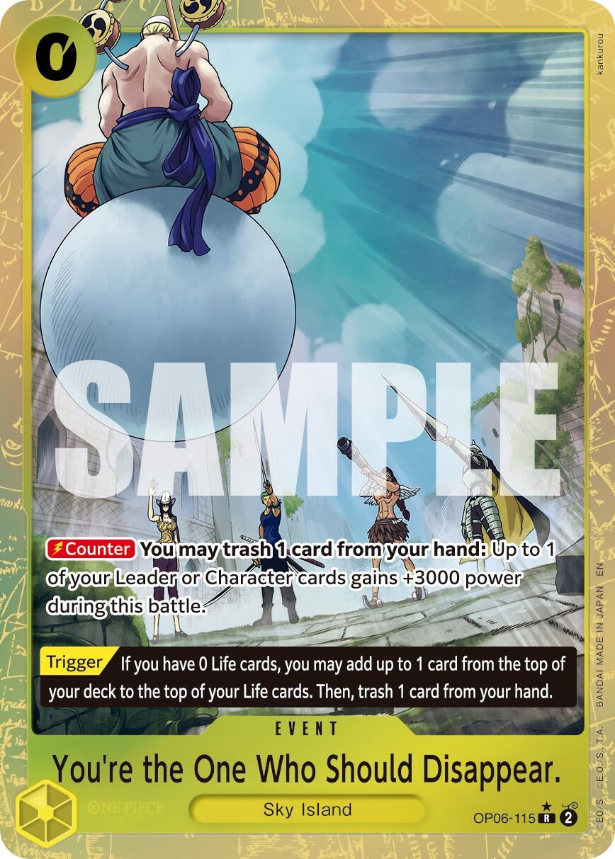 Image for You're the One Who Should Disappear (Alternate Art) (OP06-115) (Premium Booster -The Best- Vol. 2) (PRB-02) - One Piece Card Game