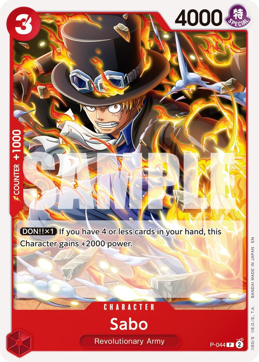 Image for Sabo - P-044 (Reprint) (P-044) (Premium Booster -The Best- Vol. 2) (PRB-02) - One Piece Card Game