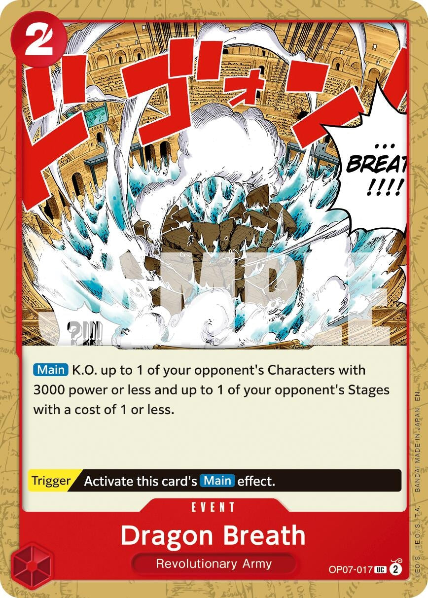 Image for Dragon Breath (Reprint) (OP07-017) (Premium Booster -The Best- Vol. 2) (PRB-02) - One Piece Card Game