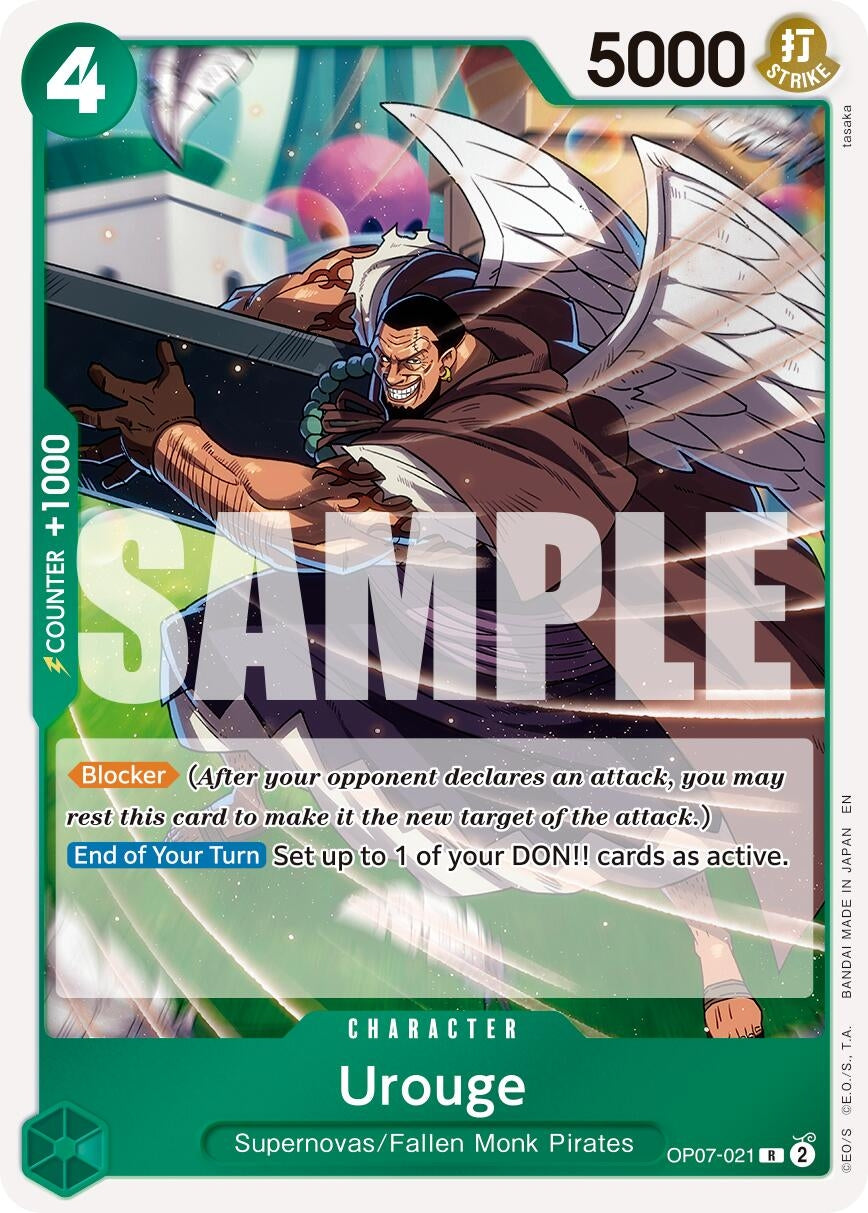 Image for Urouge (Reprint) (OP07-021) (Premium Booster -The Best- Vol. 2) (PRB-02) - One Piece Card Game