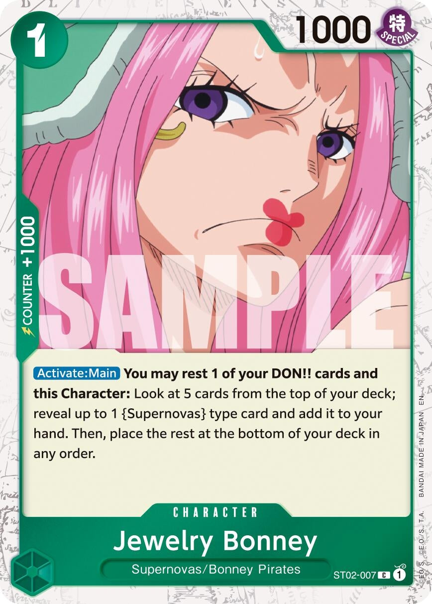 Image for Jewelry Bonney - ST02-007 (Pirate Foil) (ST02-007) (Premium Booster -The Best- Vol. 2) (PRB-02) - One Piece Card Game